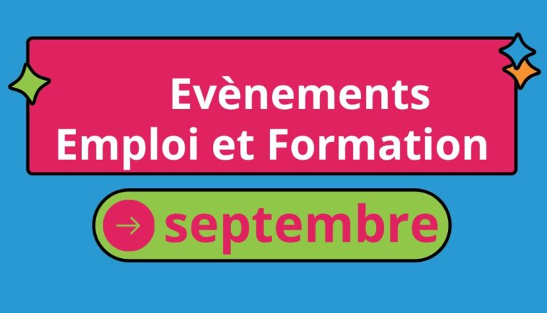 Evènements emploi et formation de septembre